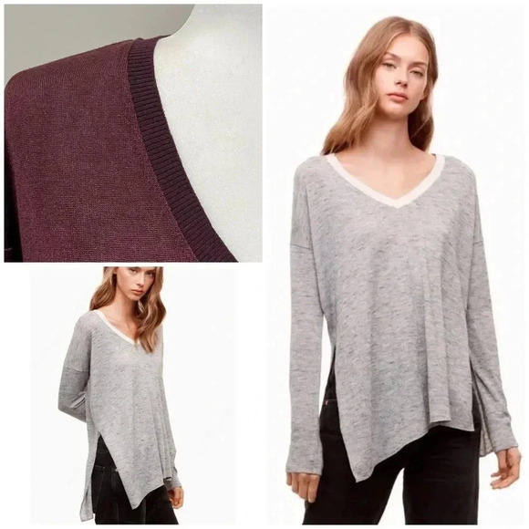 Wilfred Sweaters - Wilfred Aritzia Sherbrooke  V-Neck Sweater